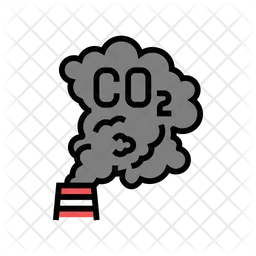 Dióxido de carbono  Icono