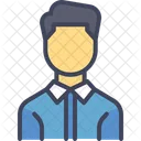 Impiegato Operaio Uomo Icon