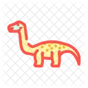 Diplodocus Dinosaur Animal Icon