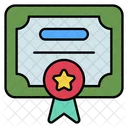 Diplom Zertifikat Abschluss Symbol