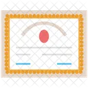 Diploma Certificate Deed Icon