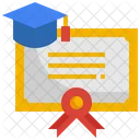 Diploma Certificate Quality Icon