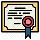 Diploma Certificate Patent Icon