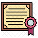 Certificate Degree Education Icon
