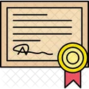 Diploma Certificate  Icon