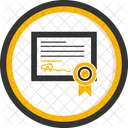 Diploma Certificate Lifelong Learning Icon Graduation Icon