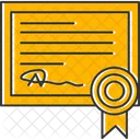 Diploma Certificate  Icon