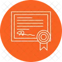 Diploma Certificate Lifelong Learning Icon Graduation Icon