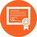 Diploma Certificate Lifelong Learning Icon Graduation Icon