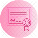 Diploma Certificate Lifelong Learning Icon Graduation Icon