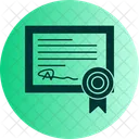 Diploma Certificate Lifelong Learning Icon Graduation Icon