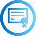 Diploma Certificate  Icon