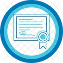 Diploma Certificate Lifelong Learning Icon Graduation Icon