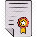 Certificate Degree Education Icon