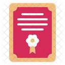 Diploma Certificate Graduation Icon