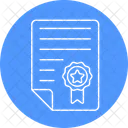 Certificate Degree Education Icon