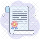 Premio Trofeo Diploma Icon