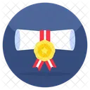 Degree Diploma Certificate Icon