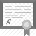Diploma Certificate Degree Icon