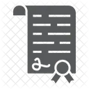 Diploma Certificate Award Icon