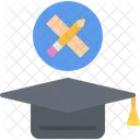 Leducation Diplome Cap Icône