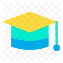 Chapeau De Diplome Casquette Titulaire Dun Diplome Icône