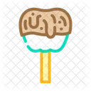 Dipped Apple Chocolate  Icon