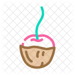 Dipped Cherry Chocolate  Icon
