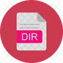 Dir File Format Icon