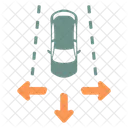 Direcao Carro Motorista Ícone