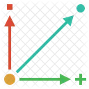 Direcao Ponto Caminhos Ícone