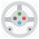 Juego De Ruedas Controlador De Juego Juego De Direccion Icono