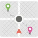 Direccion Gps Mapa Icono