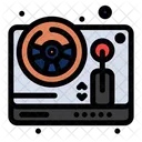 Juego De Direccion Direccion Volante Icono