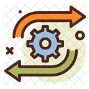 Dirección de la rueda  Icono
