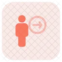 Dirección del usuario  Icono