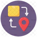 Direction Path Direction Delivery Direction Icon