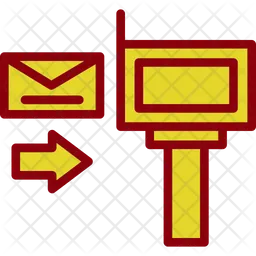 Direct Mail  Icon