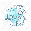 Direct Material Material Manufacturing Icon