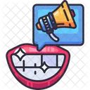 Direct Mouth Sales Campaign Icon