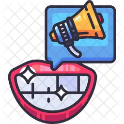 Direct mouth  Icon