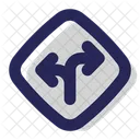 Direction Intersection Way Icon