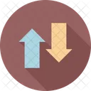 Direction Down Transfers Icon