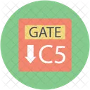 Direction Gate Information Icon