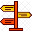 Direction Road Sign Icon