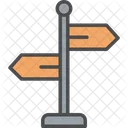 Direction Board Signboard Road Icon