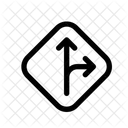Road Sign Side Icon