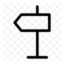 Direction Board Direction Signboard Icon