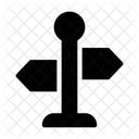 Direction Arrow Left Icon