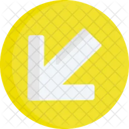 Direction down left  Icon